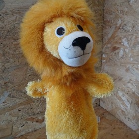 Marionnette Lion Orange