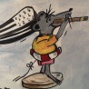 Toile original de M. Axes " Les marins"