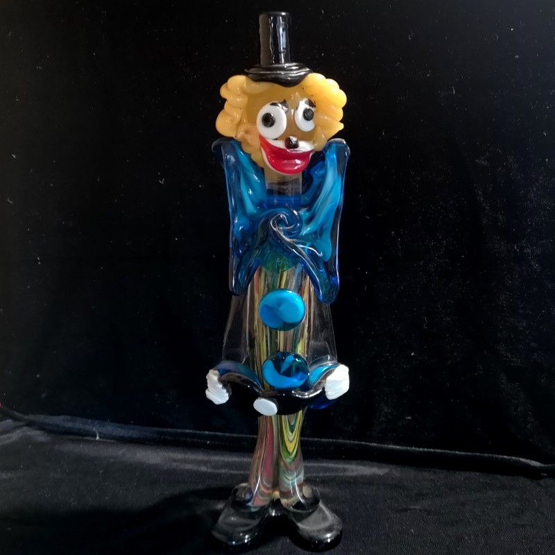 2 très grands Murano Clowns en verre Vintage (Gebraucht) in Yens für