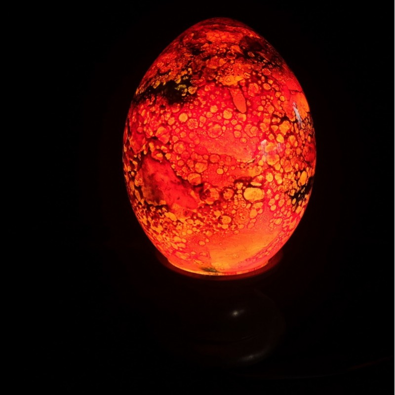 Lampe en verre Ovale en forme d'œuf Lampe en verre Ovale en forme d'œuf