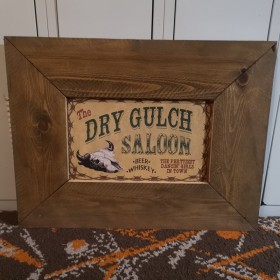 Tableau western plaque...